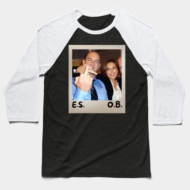 Vintage Elliot Stabler And Olivia Benson Baseball T-Shirt by AJIHAKEHA